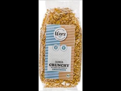 Naturkornmühle Werz 6x Quinoa Crunchy, Vollkorn Knuspermüsli, glutenfrei 250g