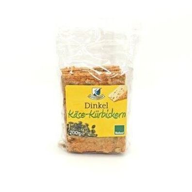 Kiebitzhof 3x Bio Dinkel-Knäcke Käse-Kürbiskern, Bioland 200g
