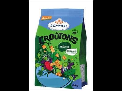 SOMMER 6x Croutons Kräuter Geröstete Brotwürfel 100g