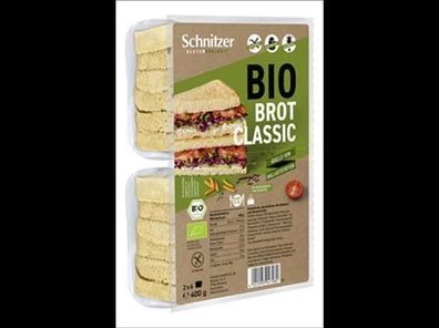 Schnitzer Glutenfreiheit 3x Bio Brot Classic 400g