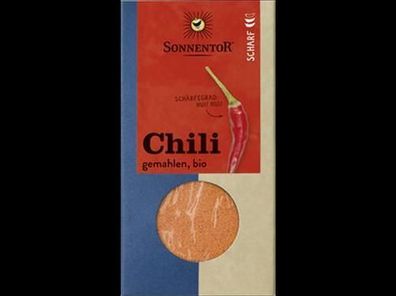 Sonnentor Chili gemahlen, Packung 40g