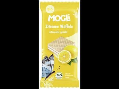 Mogli 6x Bio Zitronencremewaffeln 15g