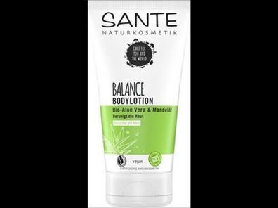 Sante 6x SANTE Balance Bodylotion Bio-Aloe & Mandelöl 150ml