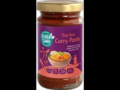 TerraSana 6x Rote Thai Curry Paste 120g