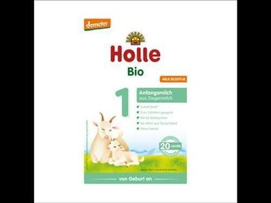Holle 3x Bio-Anfangsmilch 1 aus Ziegenmilch 400g