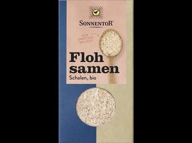 Sonnentor 6x Flohsamenschalen, Packung 50g