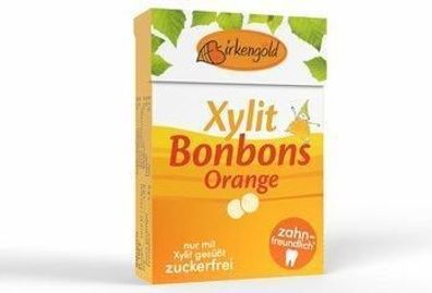 Birkengold 6x Birkengold Bonbons Orange 30g