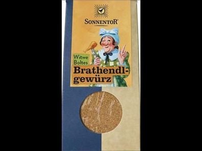 Sonnentor 3x Witwe Boltes Brathendlgewürz, Packung 35g