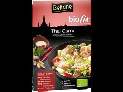 Beltane 6x Beltane Biofix Thai Curry, vegan, glutenfrei, lactosefrei 20,9g