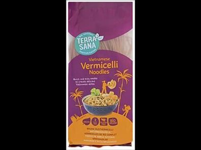 TerraSana 3x Vietnamesische Vermicelli Naturreisnudeln 250g