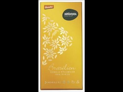 Naturata 3x Brasilien dunkle Vollmilch 50% 80g