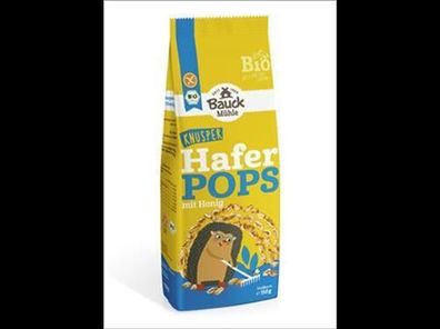 Bauck Mühle 6x Haferpops mit Honig glutenfrei Bio 150g