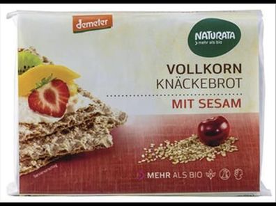Naturata Vollkorn-Knäckebrot mit Sesam 250g