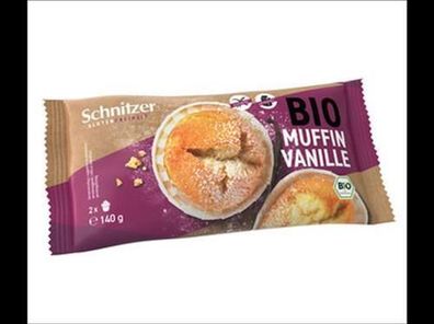 Schnitzer Glutenfreiheit 6x Bio Muffin Vanille 140g