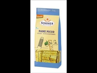 SOMMER 6x Demeter Pane Picco mit Sesam und Schwarzkümmel 150g