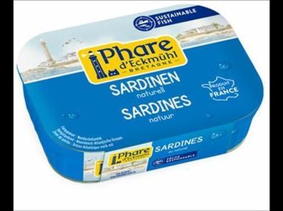 Phare d´Eckmühl 3x Sardinen Natur 135g
