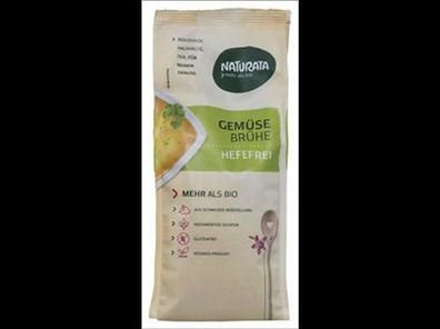 Naturata 6x Gemüsebrühe hefefrei, Nachfüllbeutel 500g