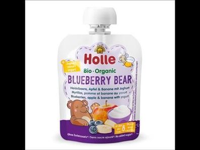 Holle Blueberry Bear - Heidelbeere, Apfel & Banane mit Joghurt 85g