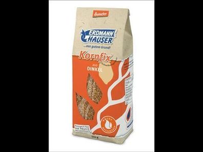 ErdmannHAUSER Getreideprodukte GmbH 3x ErdmannHAUSER demeter Kornfix® aus Dinkel