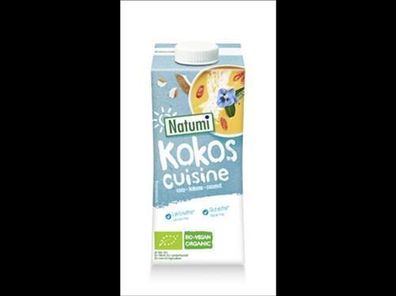 Natumi 3x Kokos Cuisine zum Kochen und Backen 200ml