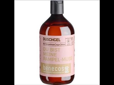 benecos 3x benecosBIO Duschgel BIO-Pampelmuse - DU BIST MEINE PAMPEL-MUSE 500ml