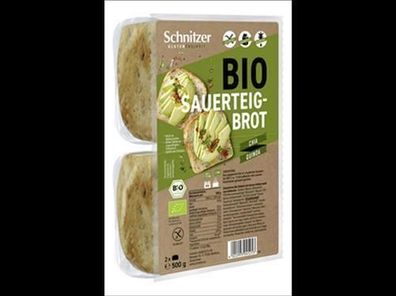 Schnitzer Glutenfreiheit 6x Bio Sauerteigbrot mit Chia & Quinoa 2x250g