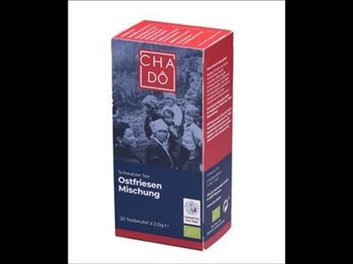 Cha Dô 6x Ostfriesen Teebeutel 20x2g WFTO 40g