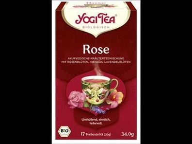 Yogi Tea®, Yogi Tea GmbH 3x Yogi Tea® Rose Bio 17x2,0g