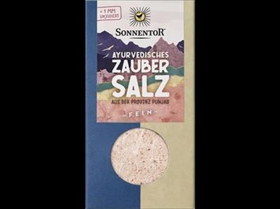 Sonnentor 6x Ayurvedisches Zaubersalz® fein, Packung 150g