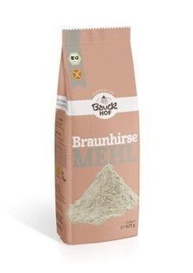 Bauck Mühle 3x Braunhirsemehl Vollkorn glutenfrei Bio 425g