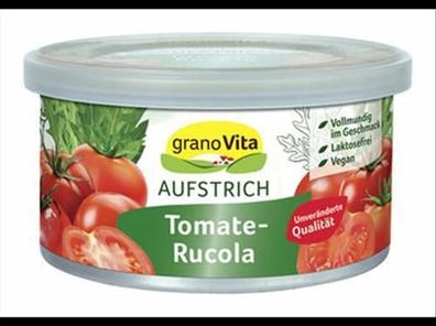 granoVita 6x Veganer Brotaufstrich Tomate-Rucola 125g