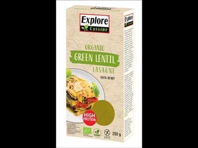Explore Cuisine 6x Lasagne aus grünen Linsen 250g