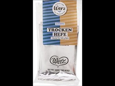 Naturkornmühle Werz 3x Trockenhefe, glutenfrei 5x9g