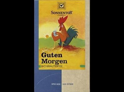 Sonnentor Guten Morgen Kräutertee, Doppelkammerbeutel 27g