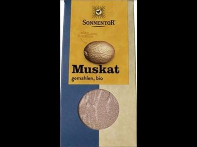 Sonnentor Muskatnuss gemahlen, Packung 30g