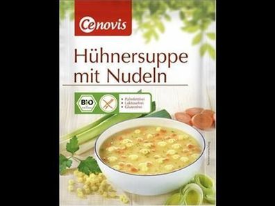Cenovis 3x Hühnersuppe mit Nudeln, bio 30g