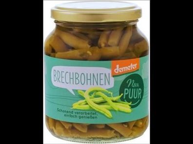 Nur Puur Brechbohnen Demeter 340g