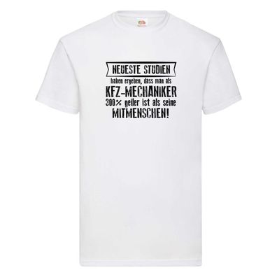 Neuste Studien: KFZ-Mechaniker | Werkstatt | Mechaniker T-Shirt Weiß