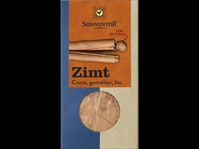 Sonnentor 6x Zimt Cassia gemahlen, Packung 40g