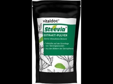 GESUND & Leben Reformqualität seit 1995 3x vitaldoc® Steevia Extrakt-pulver Nachf