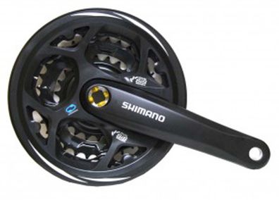 KRG Shimano M311 22/32/42 Zähne 170mm FCM311 schwarz, 4-Kant, mit KSS 7/8-f