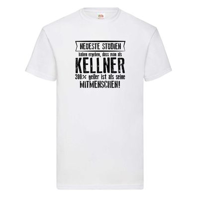 Neuste Studien: Kellner | kellnern | Bedienung T-Shirt Weiß