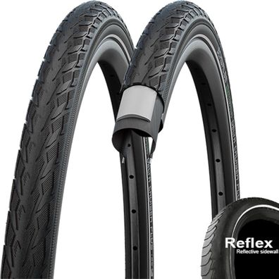Reifen Schwalbe Delta Cruiser Plus HS431 26x2.00" 50-559 sw-TwinS Refl. Act. PG SBC