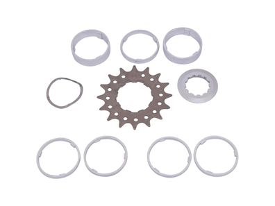POINT Steck-Zahnkranz-Set SB-verpackt, Singlespeed 16 Zähne