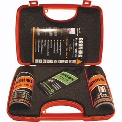 Geschenk-Box Brunox 3 verschiedene Pflegemittel