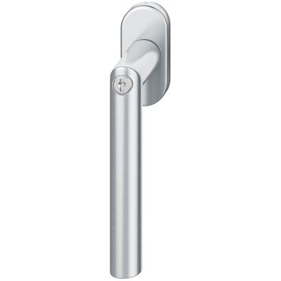 FSB Fenstergriff 34 1076 81415 abschließbar ovale Rosette Edelstahl matt