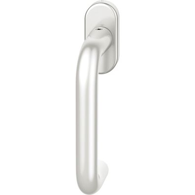 FSB Fenstergriff ovale Rosette Aluminium silber eloxiert