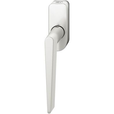 FSB Fenstergriff abschließbar ovale Rosette Aluminium silber eloxiert