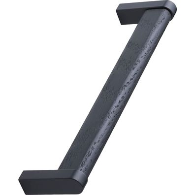 furnipart Möbelgriff Crossing Breite 168mm Esche/Sockel Zinkdruckguss schwarz