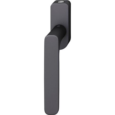 FSB Fenstergriff abschließbar ovale Rosette Aluminium schwarz matt